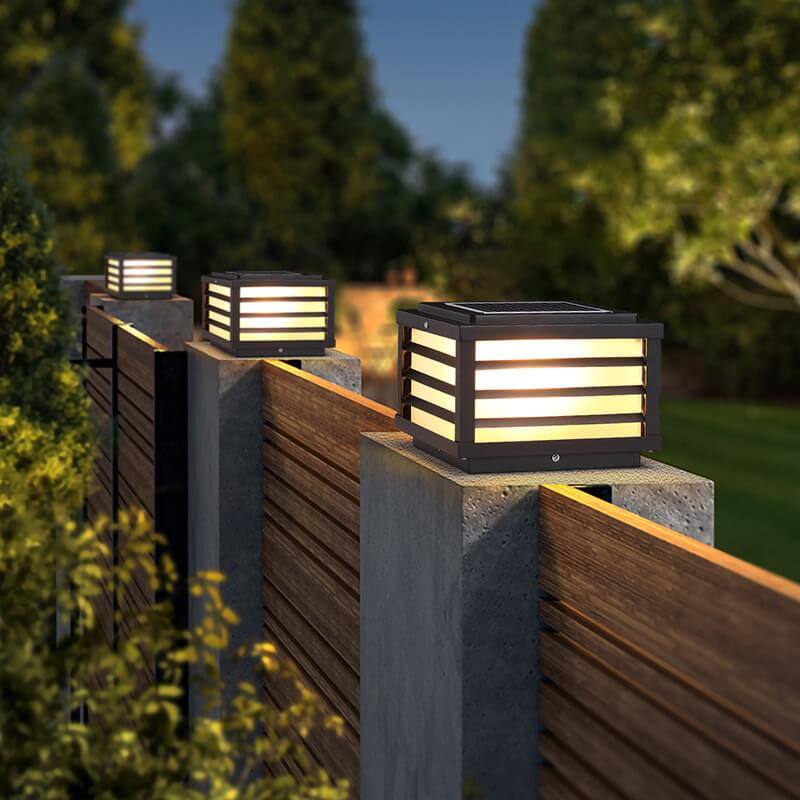 Nowoczesna Solarna Lampa Ścienna Zewnętrzna