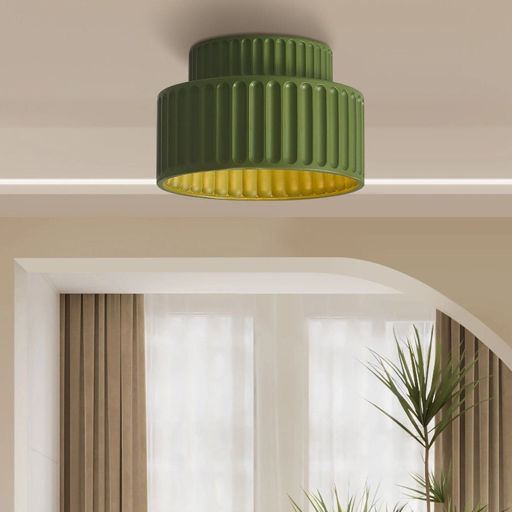 Minimalistyczna ceramiczna lampa sufitowa