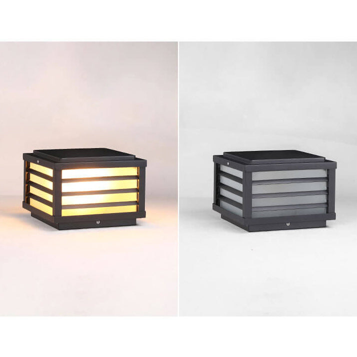 Nowoczesna Solarna Lampa Ścienna Zewnętrzna