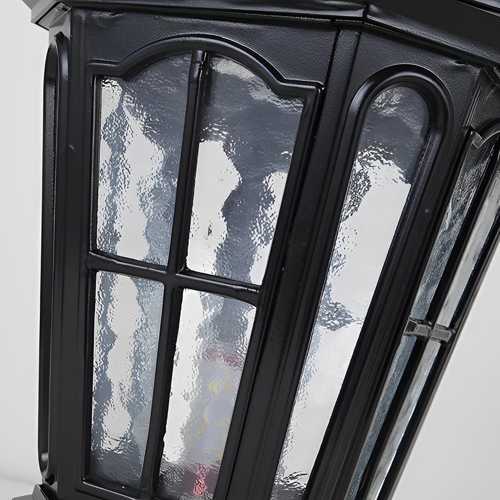 Solarowa lampa ogrodowa na cokole z aluminium