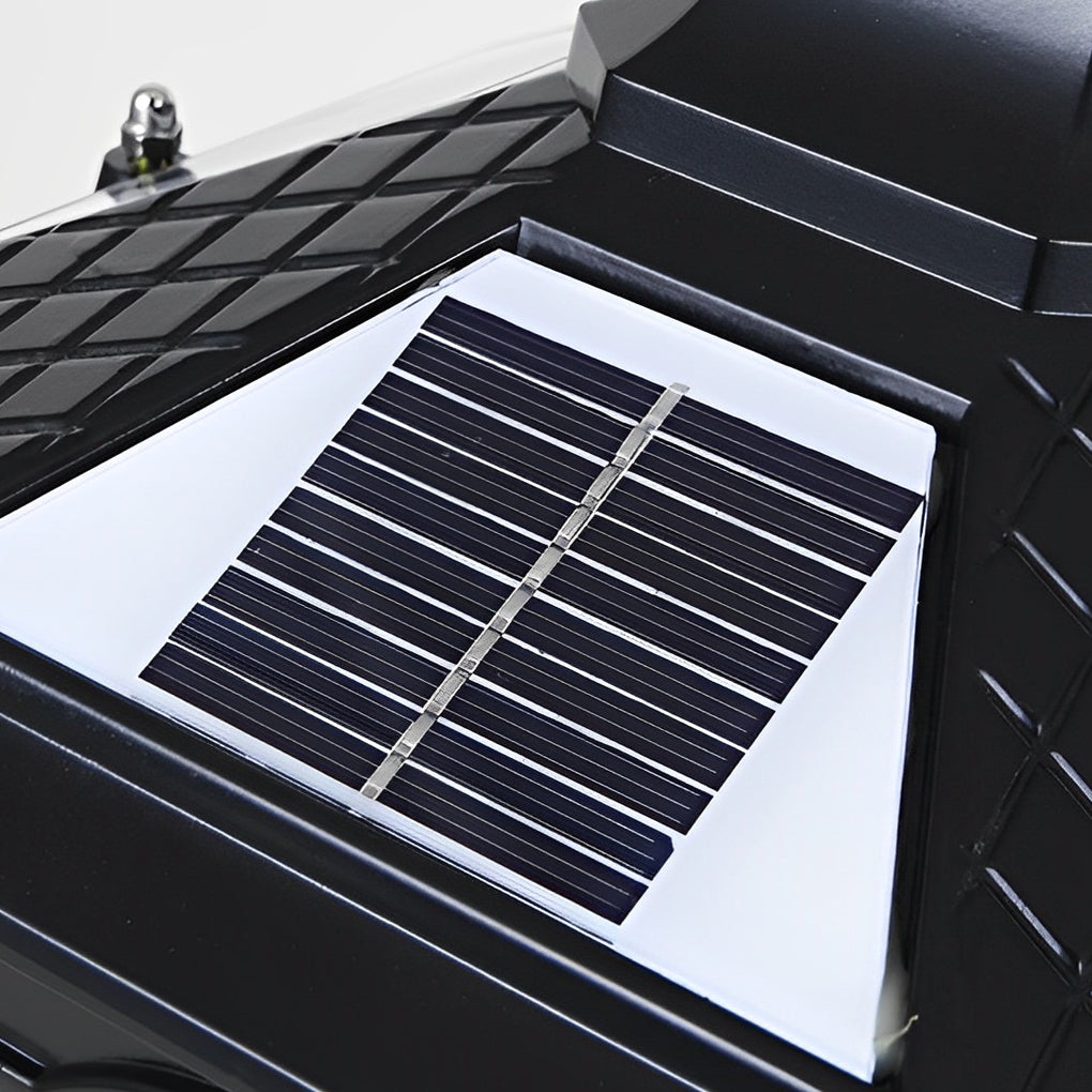 Solarowa lampa ogrodowa na cokole z aluminium