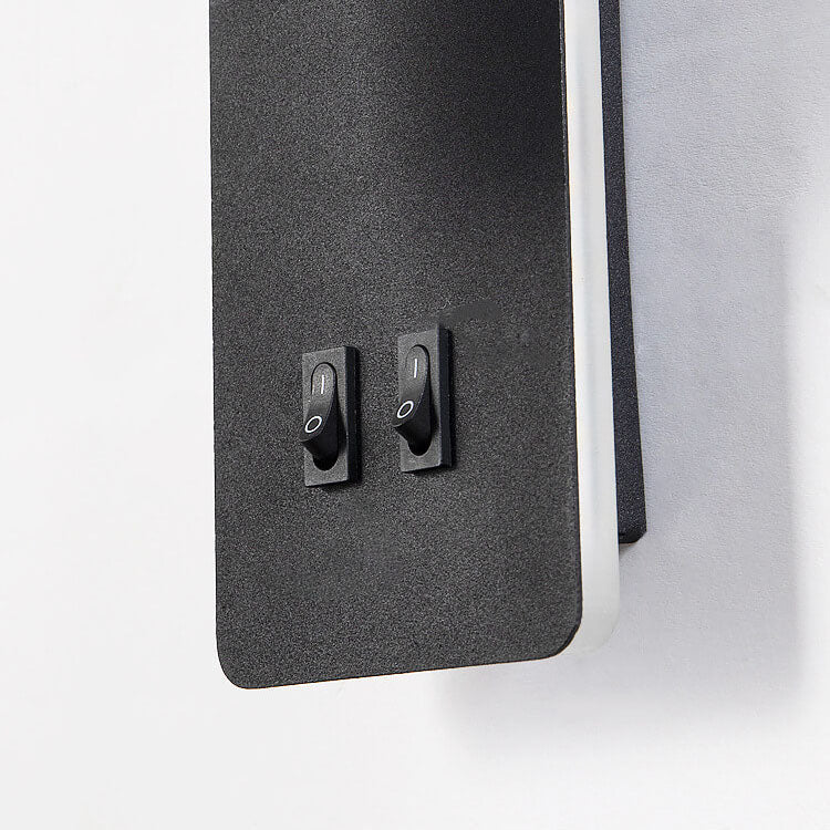 Minimalistyczny kinkiet ścienny LED z obrotowym reflektorem do czytania