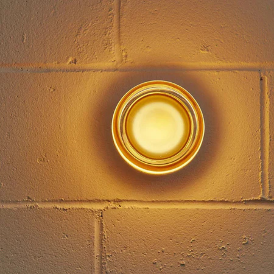 Ronde acryl LED-wandlamp met ingebouwde diffuser