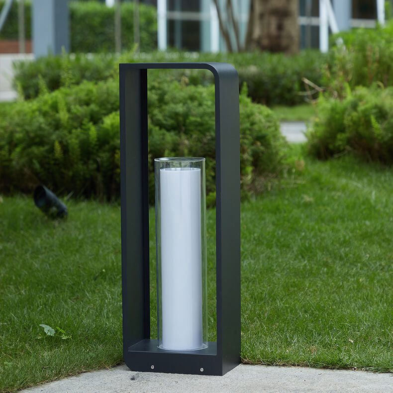 Nowoczesna solarna lampa zewnętrzna wolnostojąca