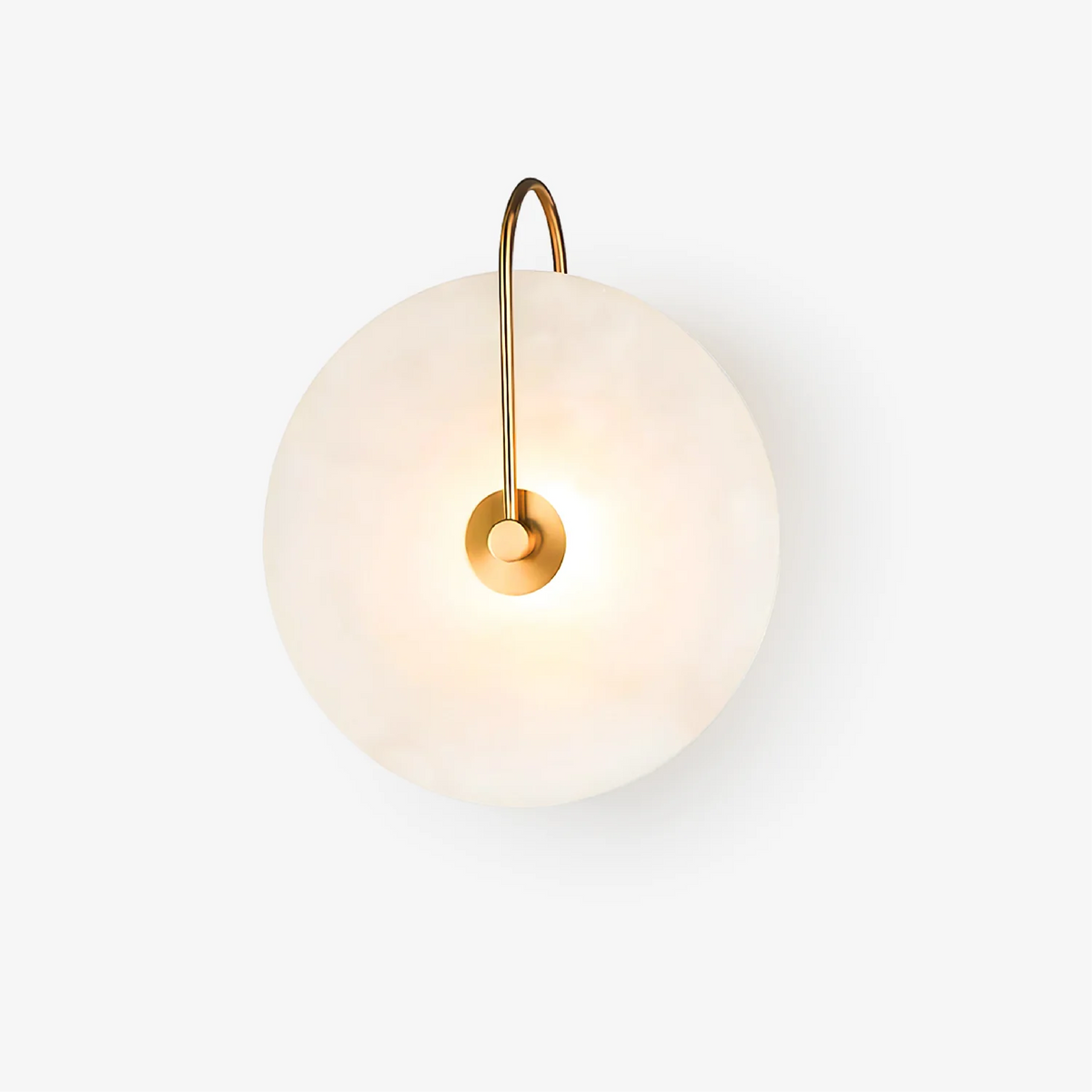 Minimalistyczna marmurowa lampa ścienna LED