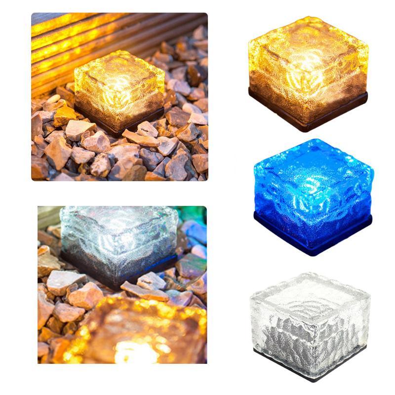Solarowa lampa ogrodowa LED z efektem fali wodnej