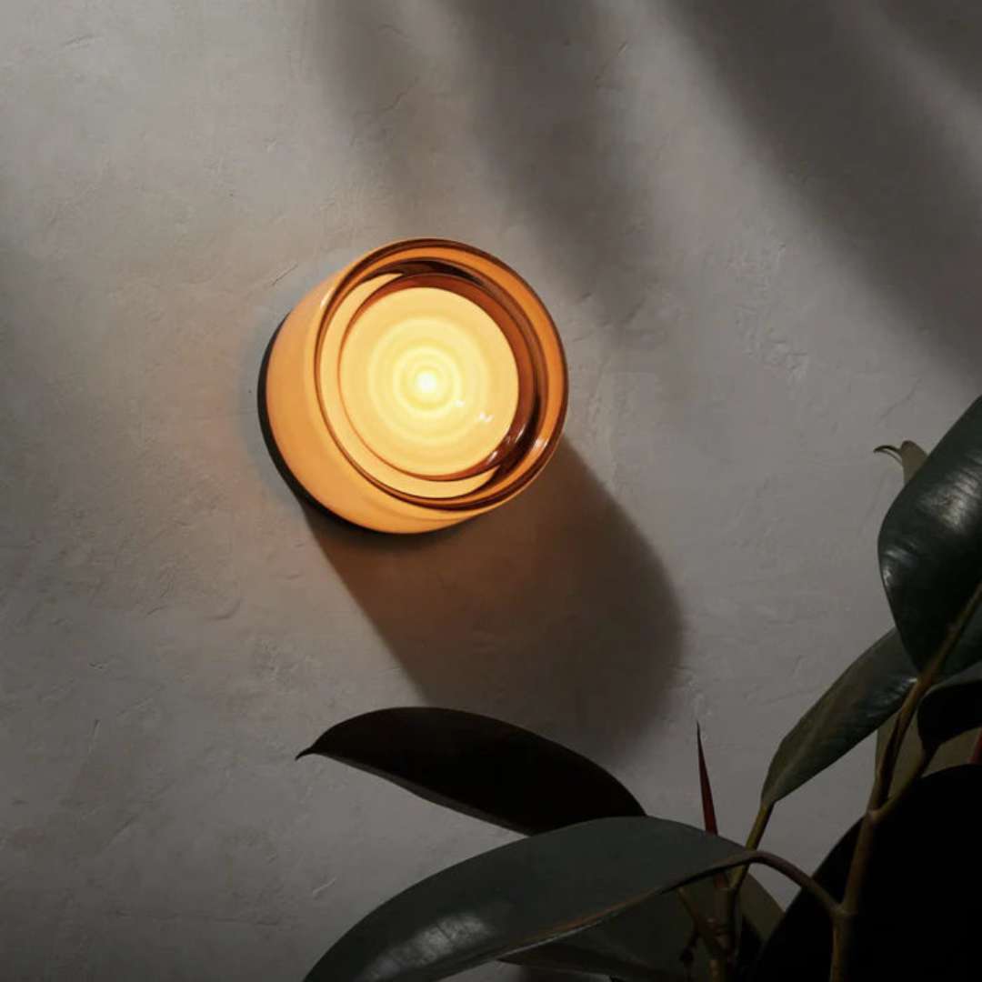 Ronde acryl LED-wandlamp met ingebouwde diffuser