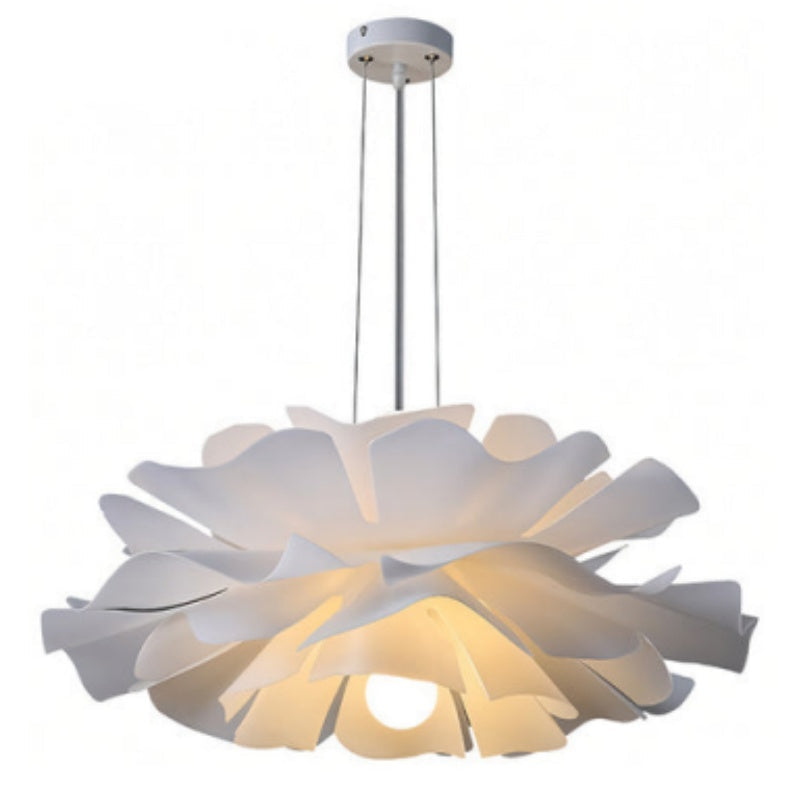 Lampa wisząca Japandi w formie kwiatu lotosu z warstwowymi płatkami
