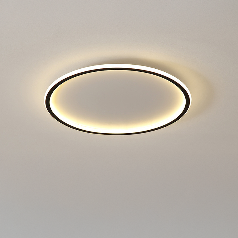 Minimalistyczna skandynawska okrągła lampa sufitowa LED