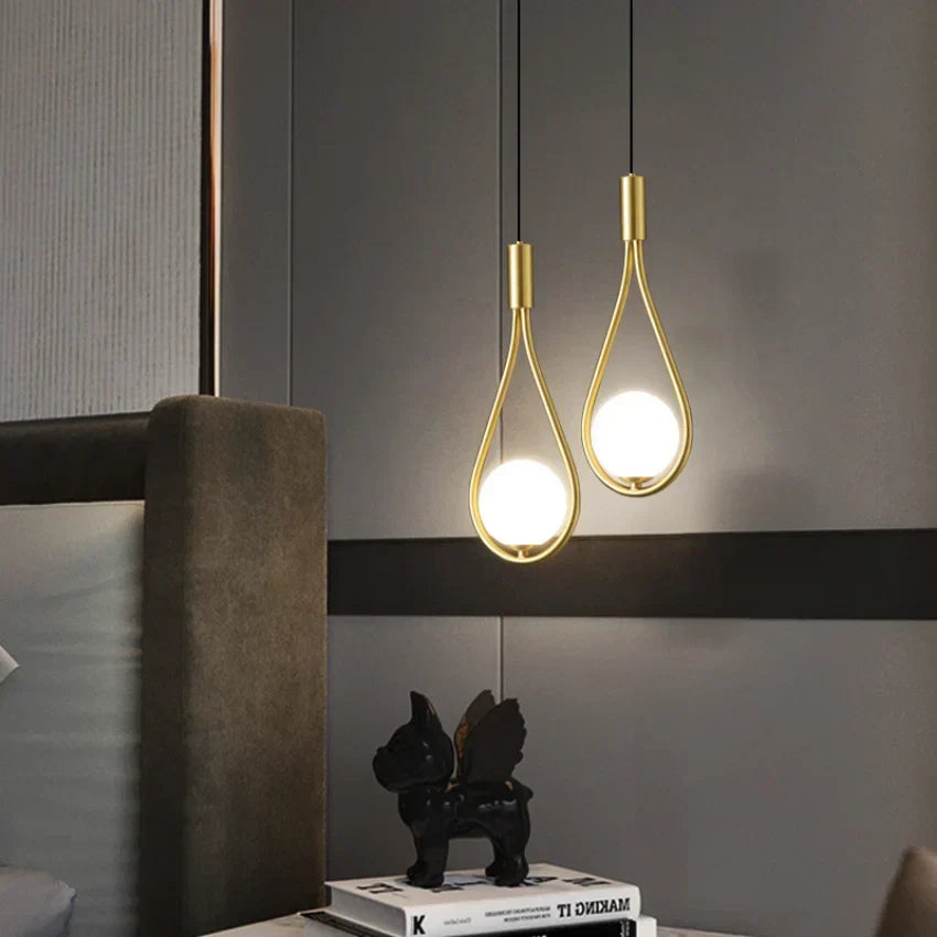 Minimalistische LED-hanglamp met langwerpige armatuur