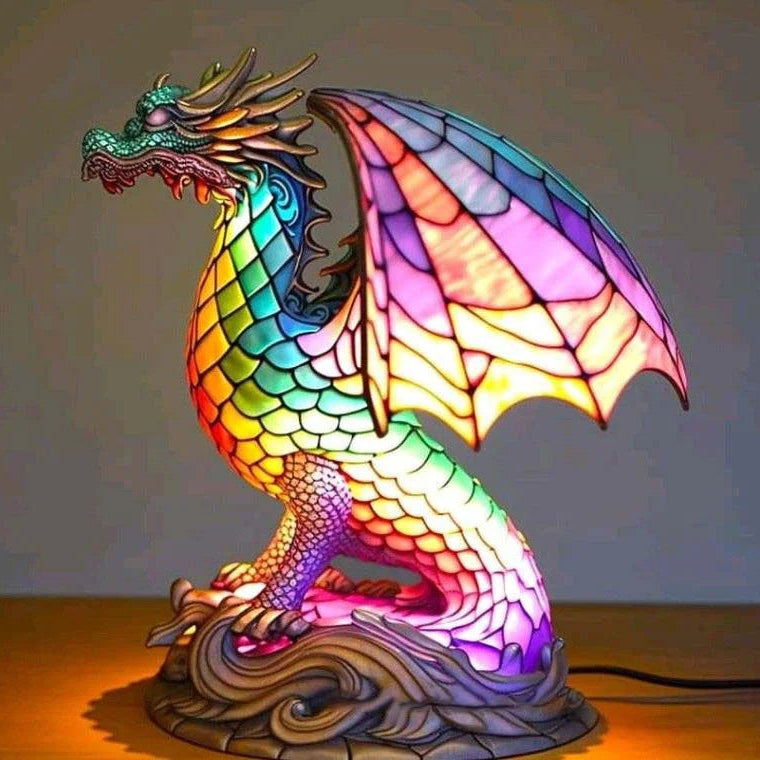 Artystyczna lampa stołowa w kształcie zwierzęcia