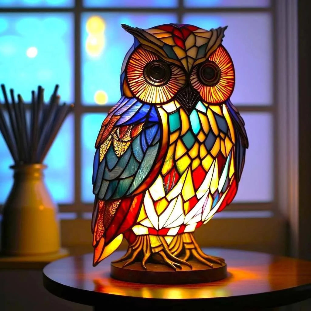 Artystyczna lampa stołowa w kształcie zwierzęcia