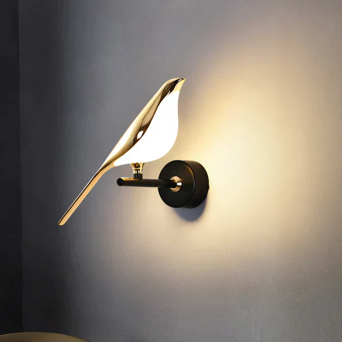 Nowoczesna lampa ścienna Bird