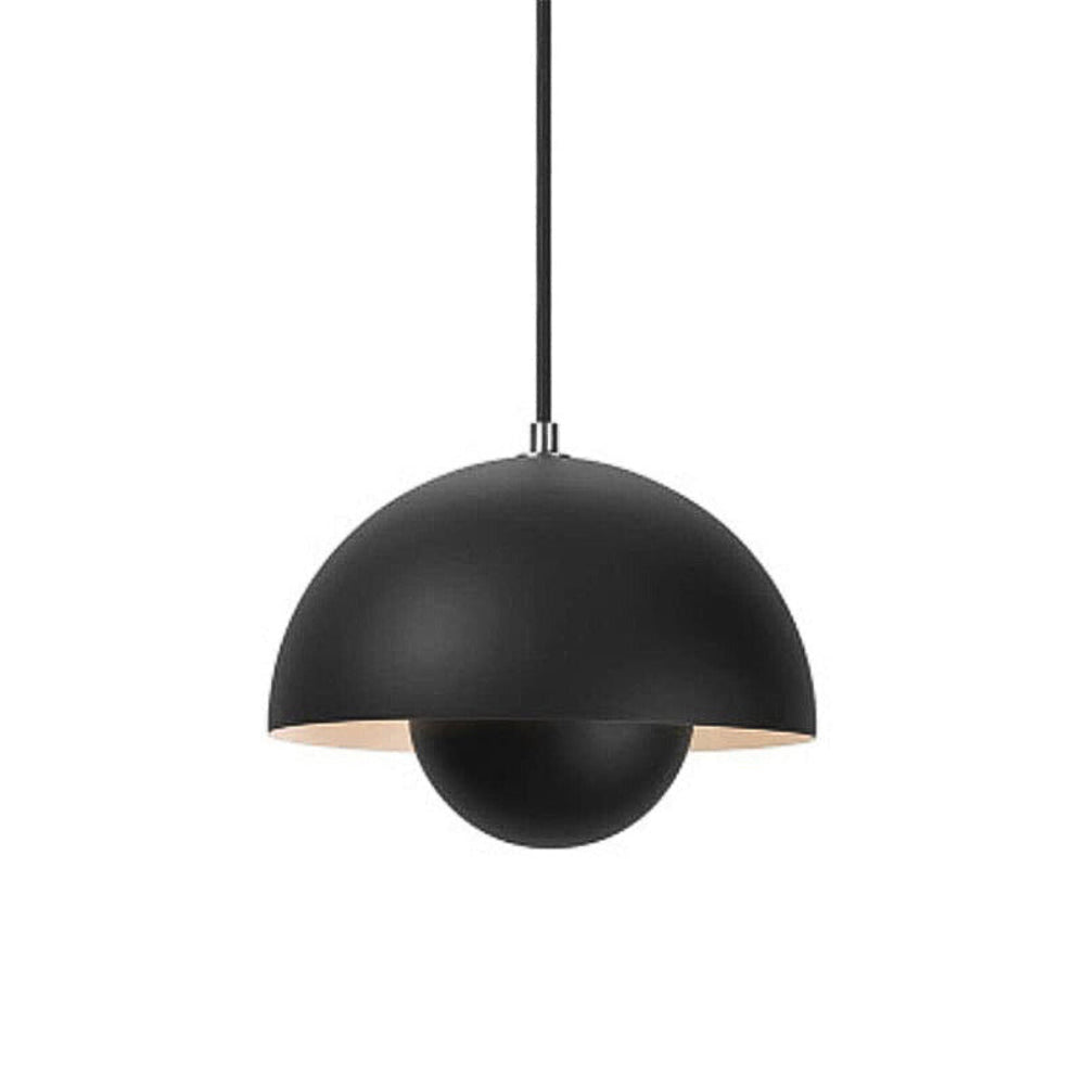 Lustre suspendu minimaliste multicolore en forme de demi-dôme