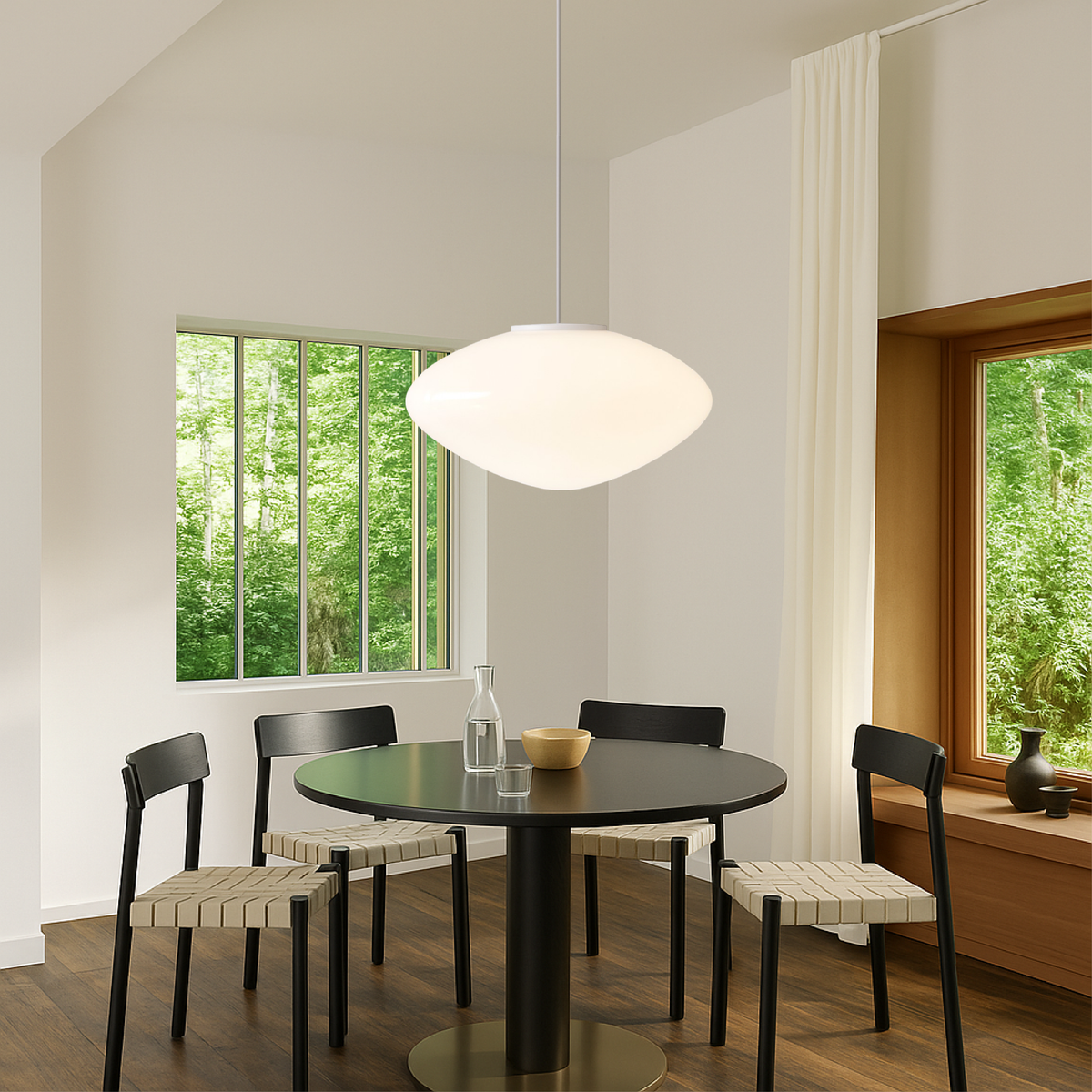 Klasyczna duńska lampa wisząca