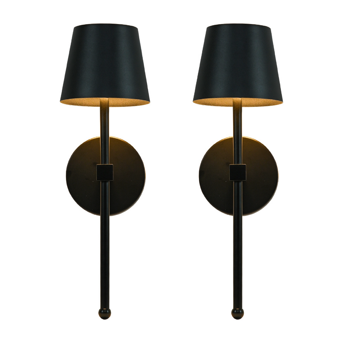 Minimalistyczna akumulatorowa bezprzewodowa lampa ścienna