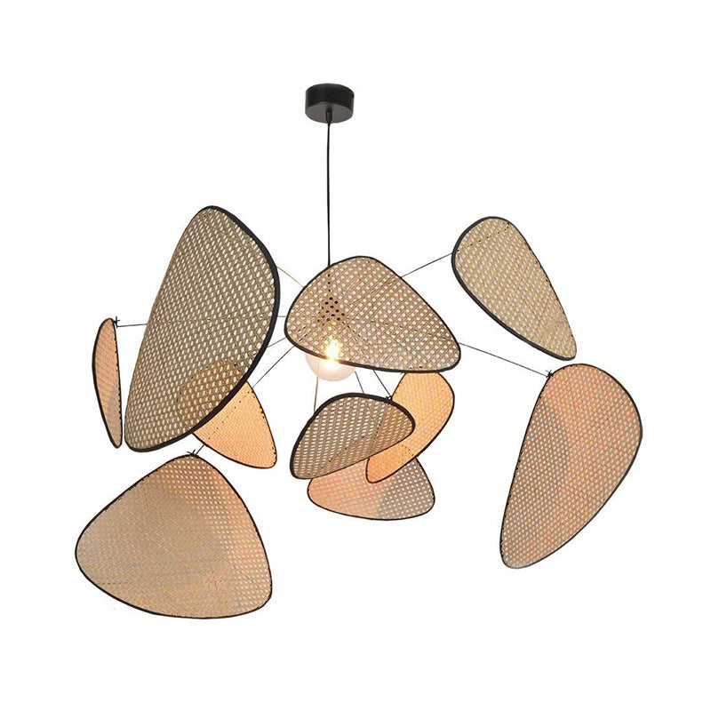 Minimalist rattan pendant lamp