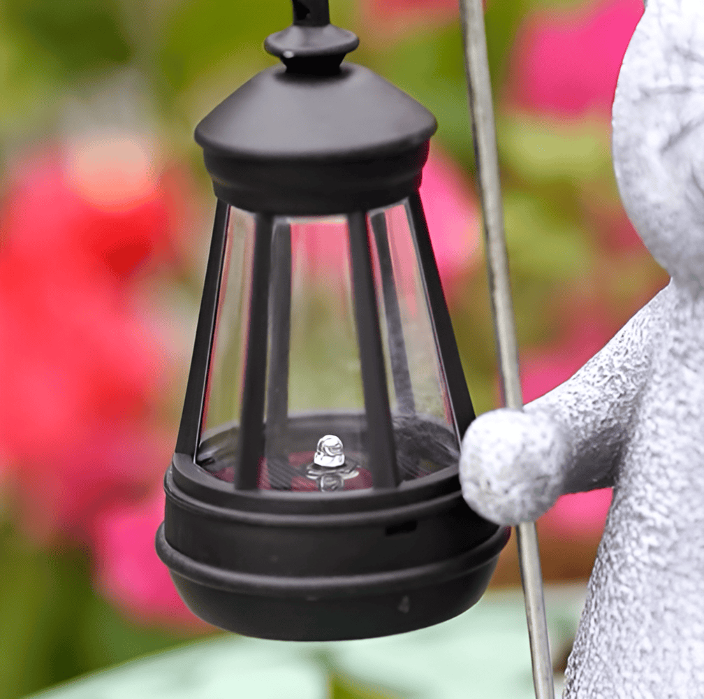 Solarna Lampa Ogrodowa w Kształcie Kota