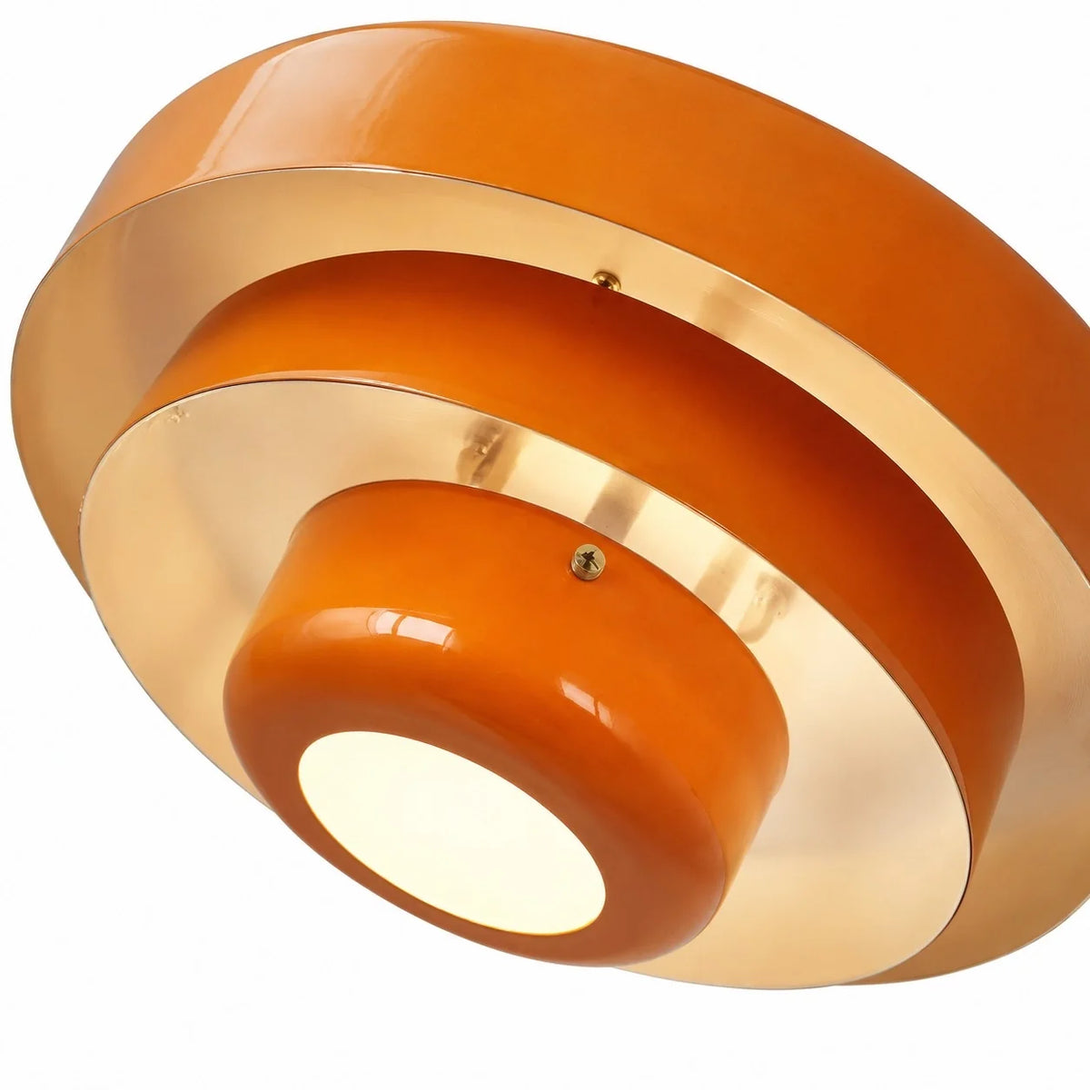 Ronde Bauhaus-plafondlamp voor Japandi-interieurs