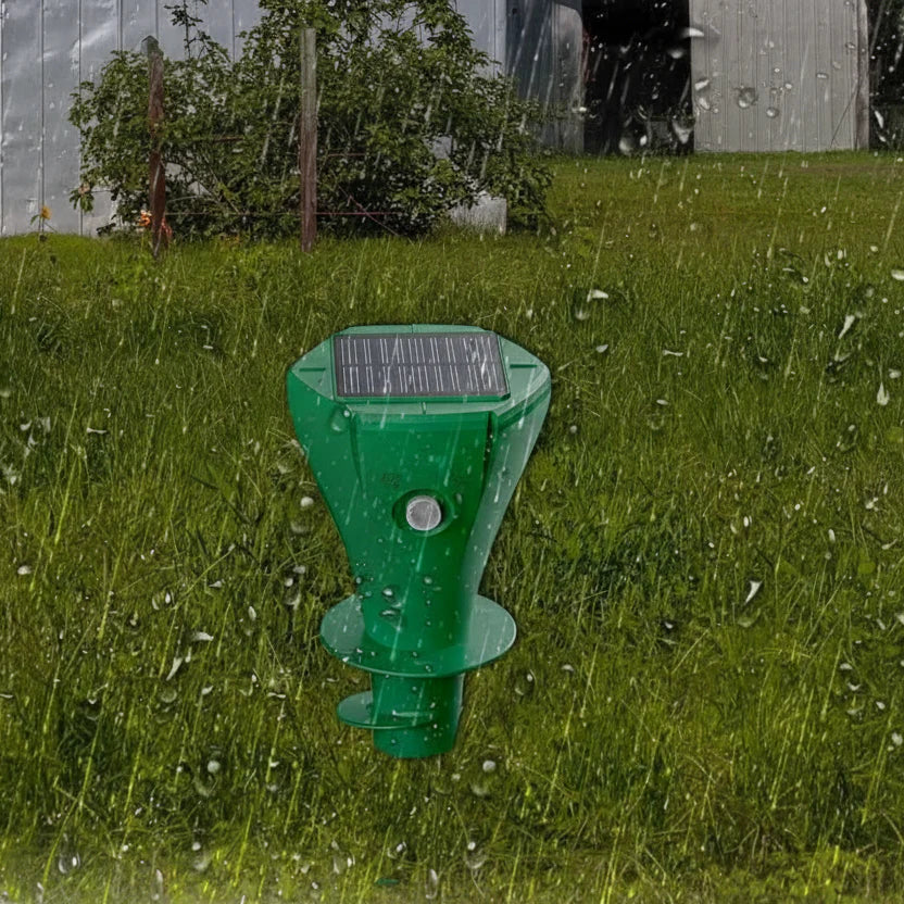 Solarny odstraszacz kretów ultradźwiękowy do ogrodu
