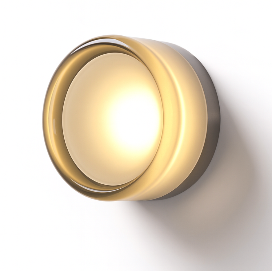 Ronde acryl LED-wandlamp met ingebouwde diffuser