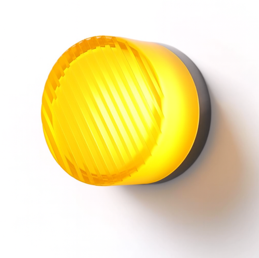 Ronde acryl LED-wandlamp met ingebouwde diffuser