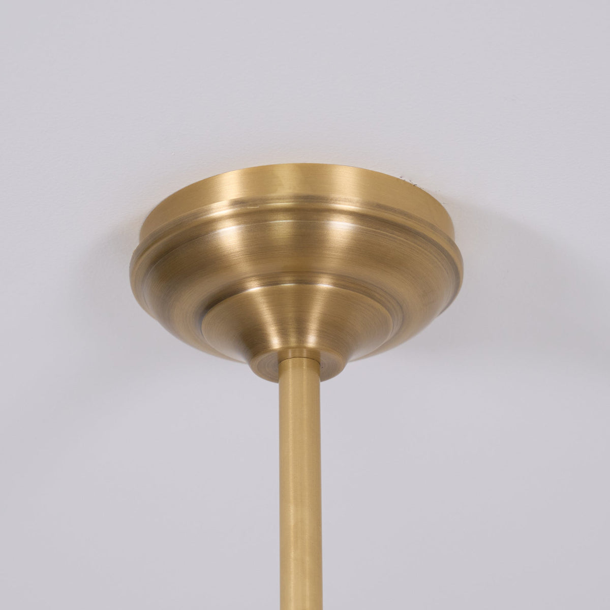 Lampa wisząca z dwoma kloszami metal szkło