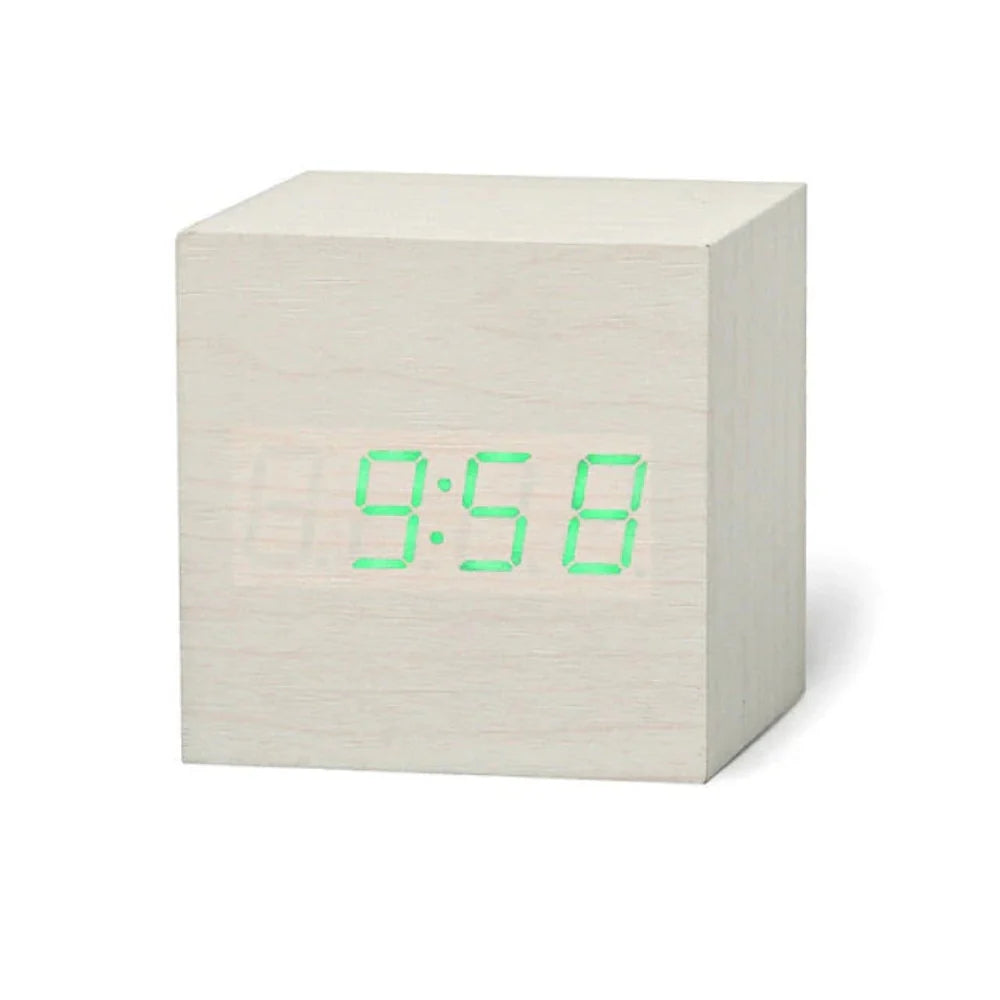 Kompaktowy mini budzik cyfrowy LED