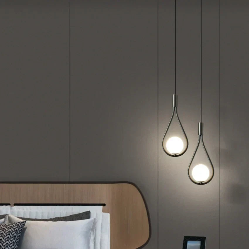 Minimalistische LED-hanglamp met langwerpige armatuur