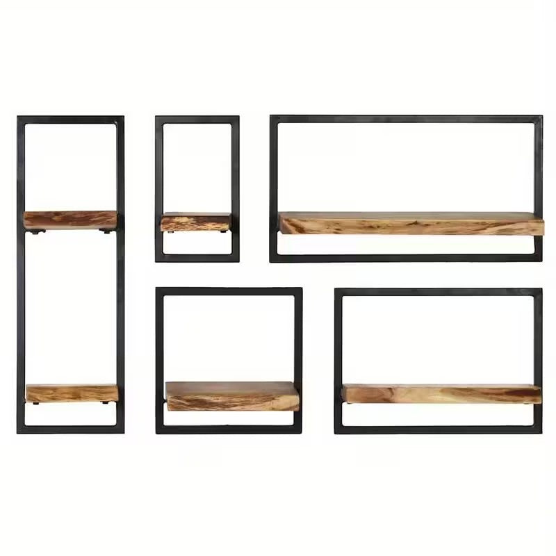 Set van vijf wandplanken