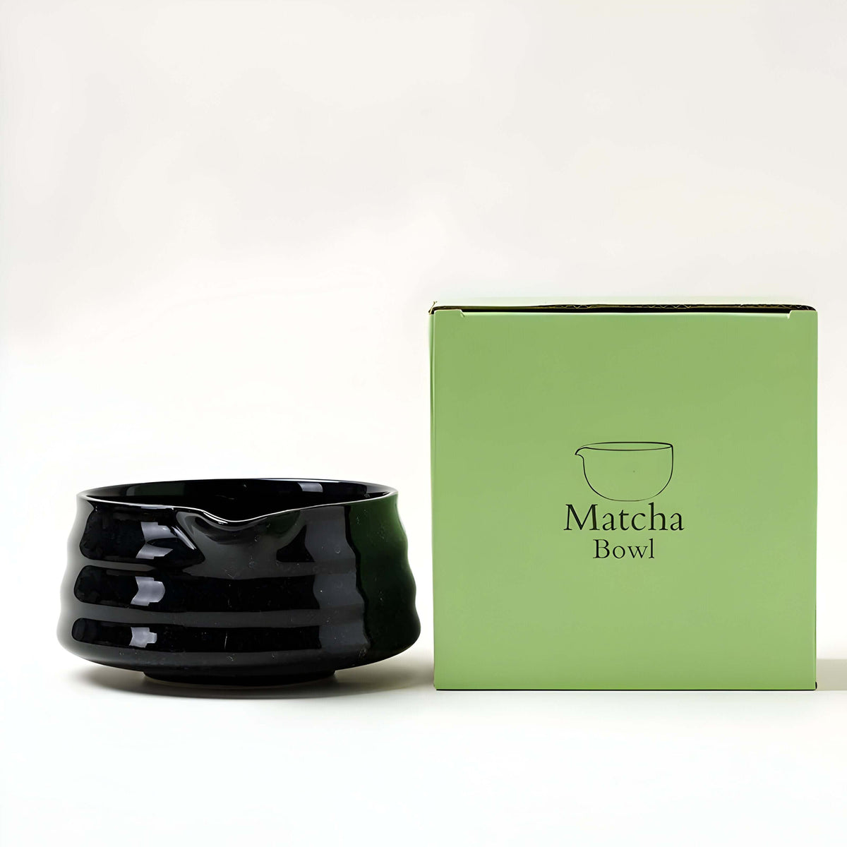 Keramische matcha theeset met kom