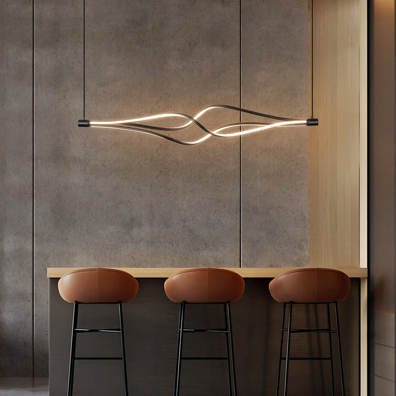 Elegancka nowoczesna lampa wisząca do kuchni