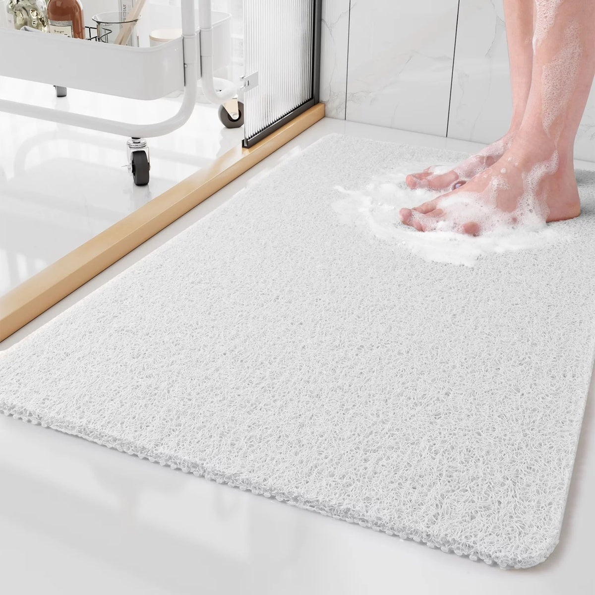 Tapis de bain doux antidérapant absorbant pour sol