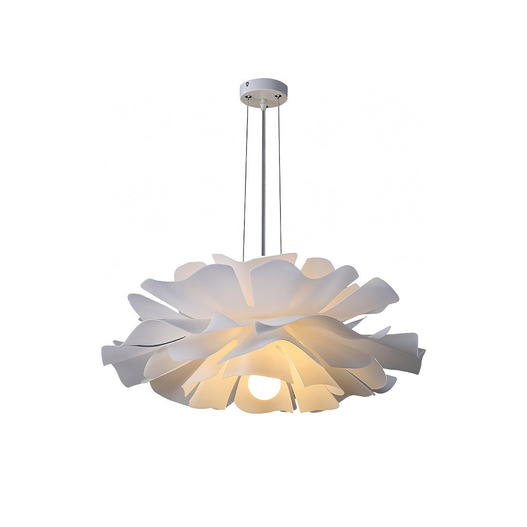 Lampa wisząca Japandi w formie kwiatu lotosu z warstwowymi płatkami