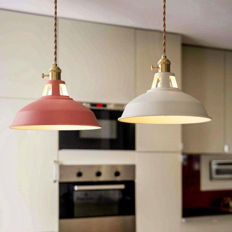 Kolorowa Lampa Wisząca Industrialna, Regulowana Wysokość 10