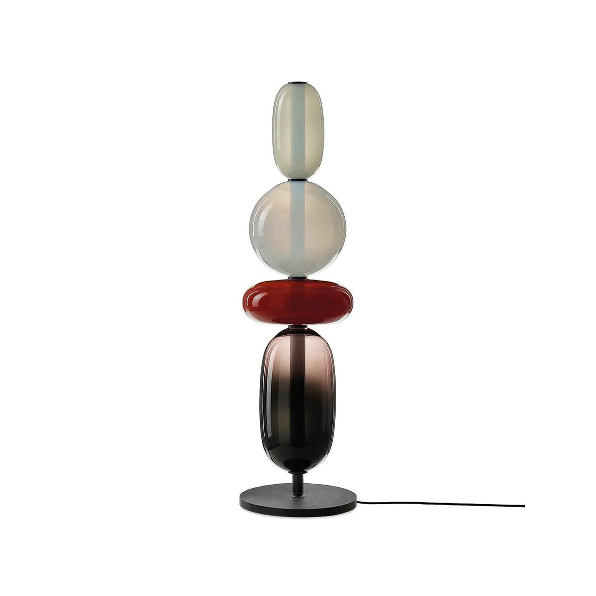 Elegancka Szklana Lampa Nocna z LED 15