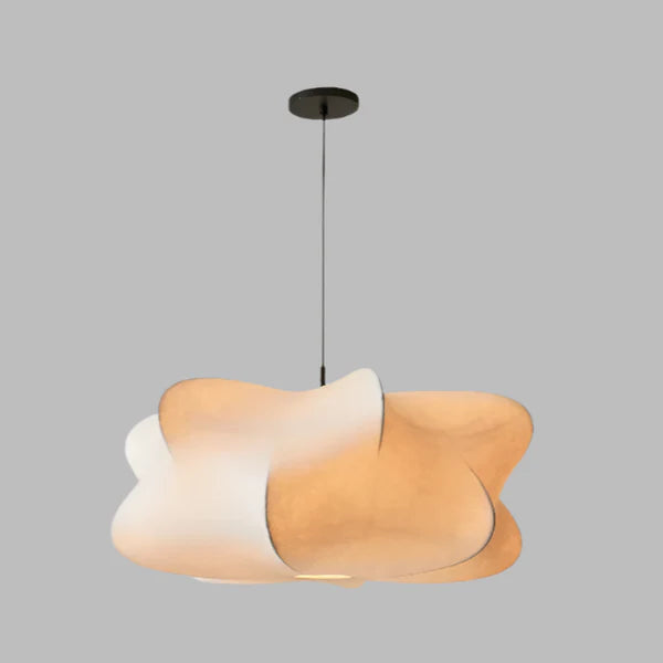 Lampa wisząca jedwabna Wabi Sabi, minimalistyczna 1