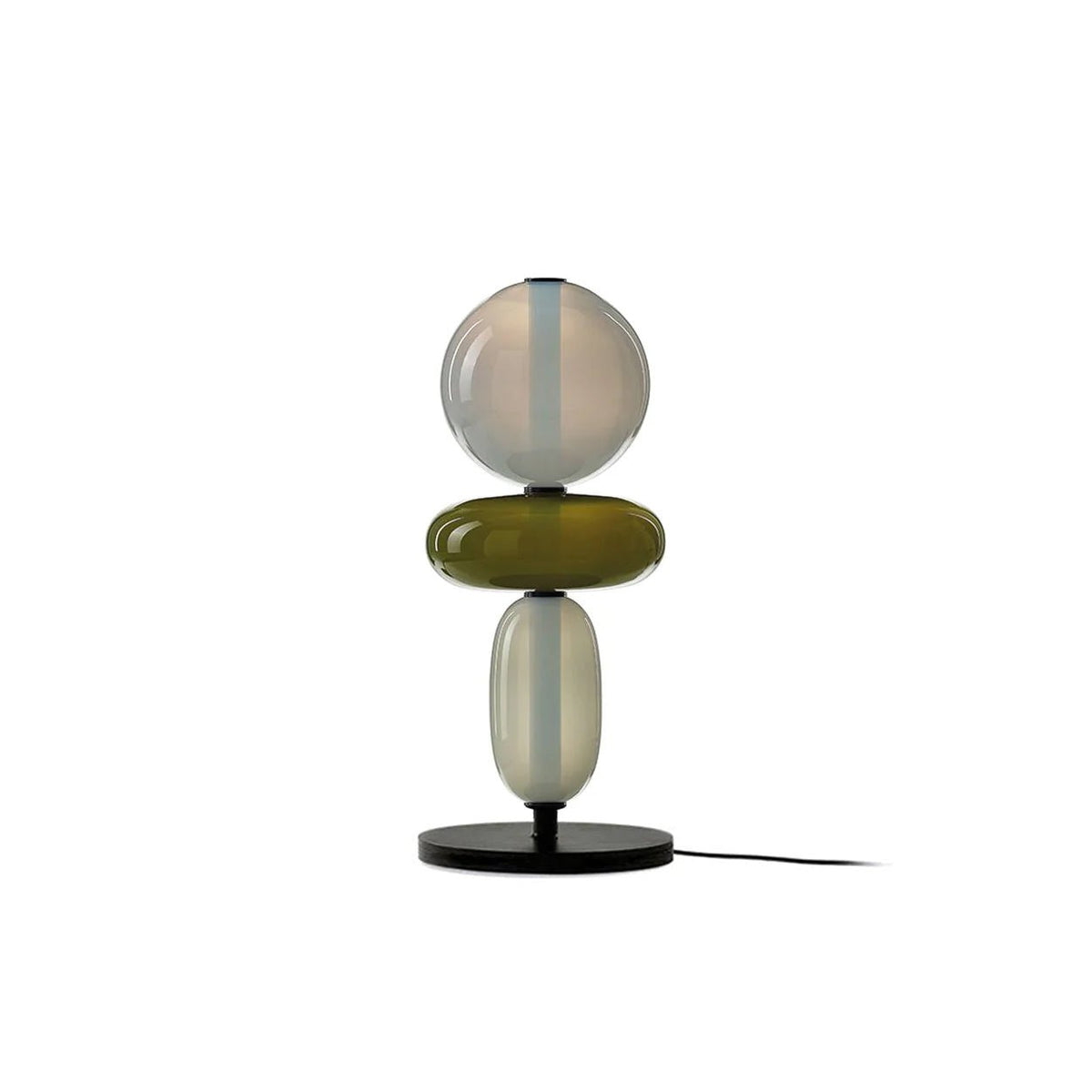 Elegancka Szklana Lampa Nocna z LED 20