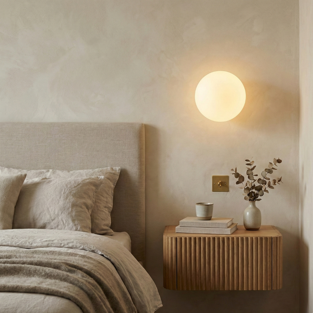 Nowoczesna szklana kinkietowa lampa ścienna minimalistyczna 3