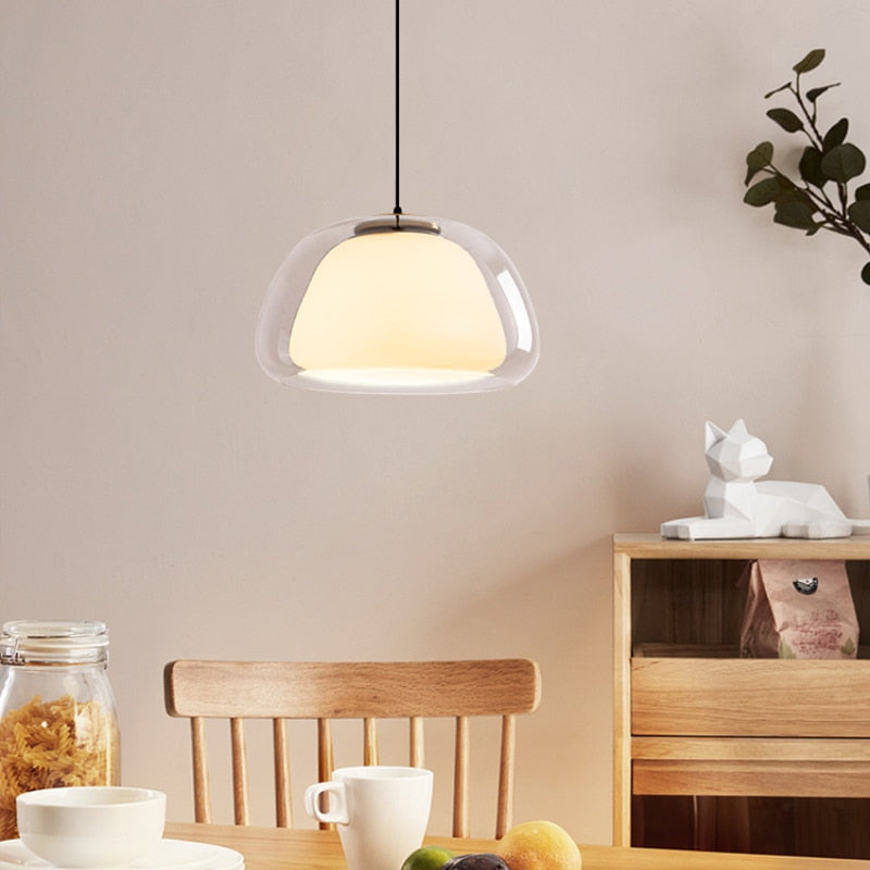 Nowoczesna Lampa Wisząca Żelowa Kula Sufitowa 5