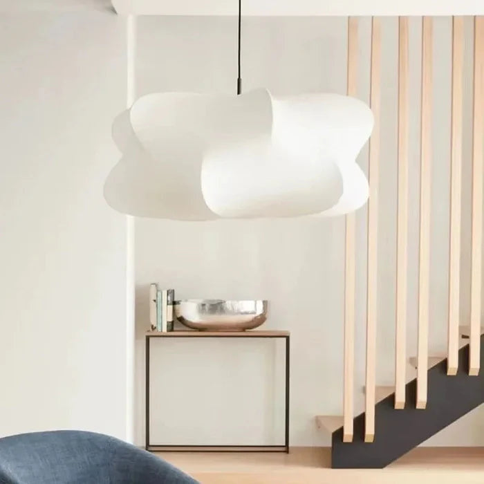 Lampa wisząca jedwabna Wabi Sabi, minimalistyczna 6