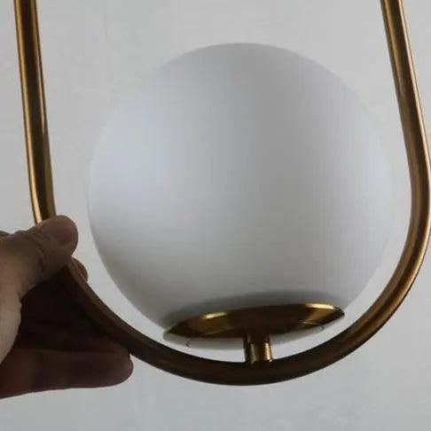 Nowoczesna Lampa Wisząca Nordycka z Złotym Akcentem 6