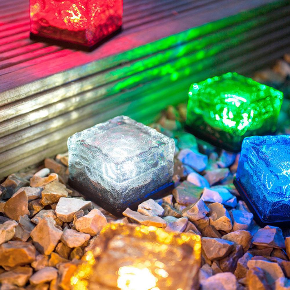 Solarowa lampa ogrodowa LED z efektem fali wodnej