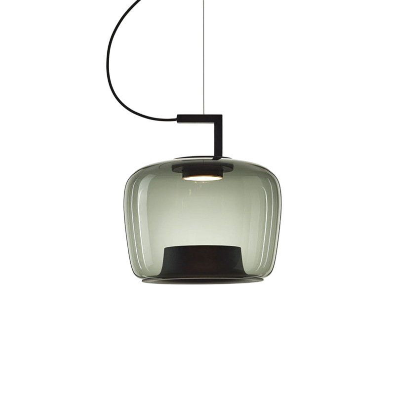 Klasyczna szklana lampa wisząca