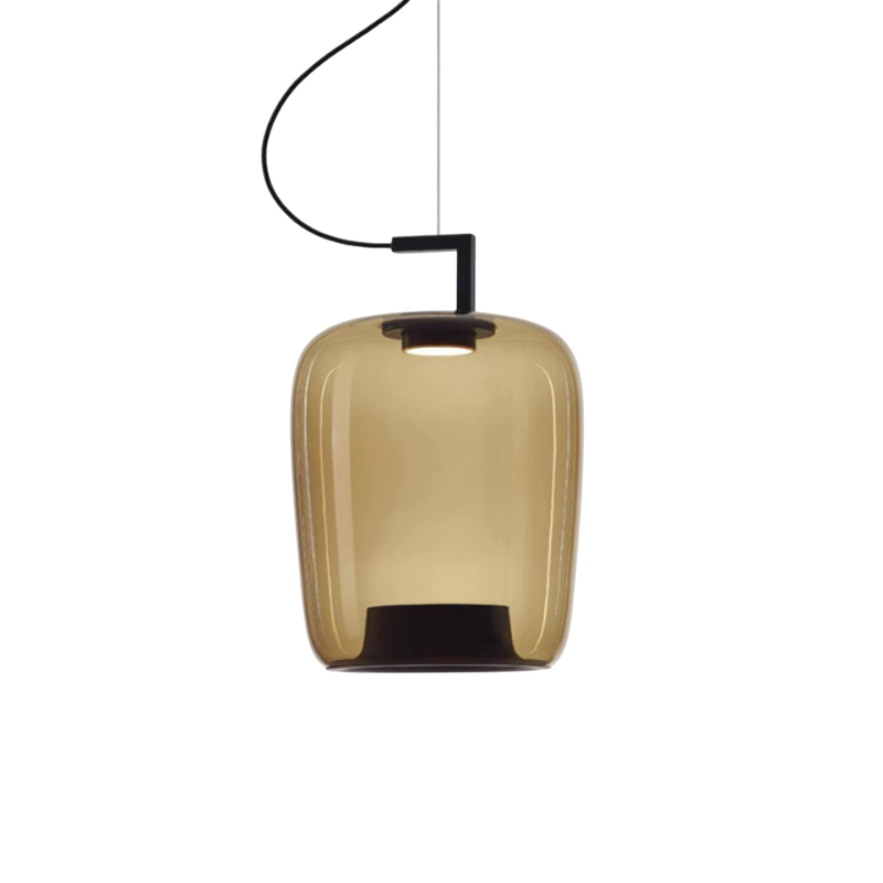Klasyczna szklana lampa wisząca