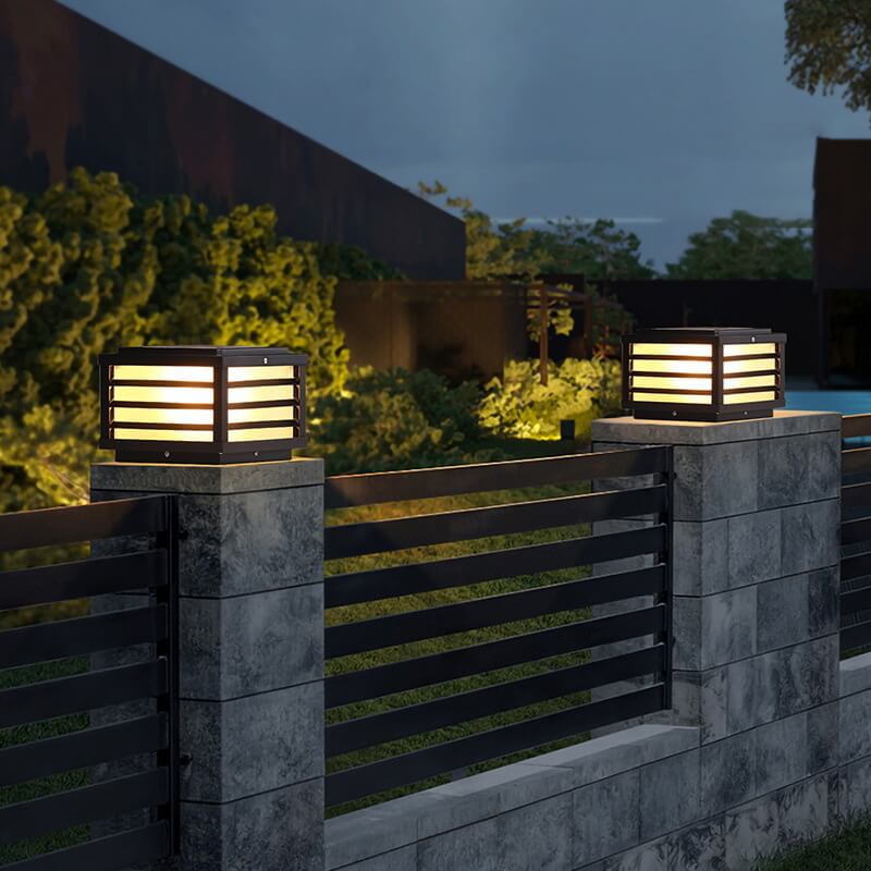Nowoczesna Solarna Lampa Ścienna Zewnętrzna