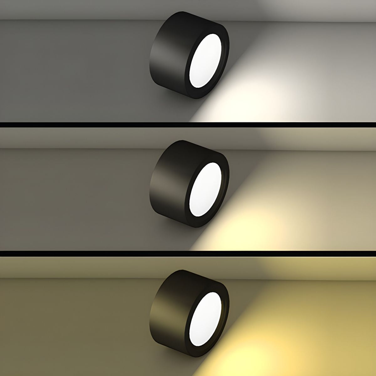 Nowoczesna cylindryczna lampa sufitowa LED