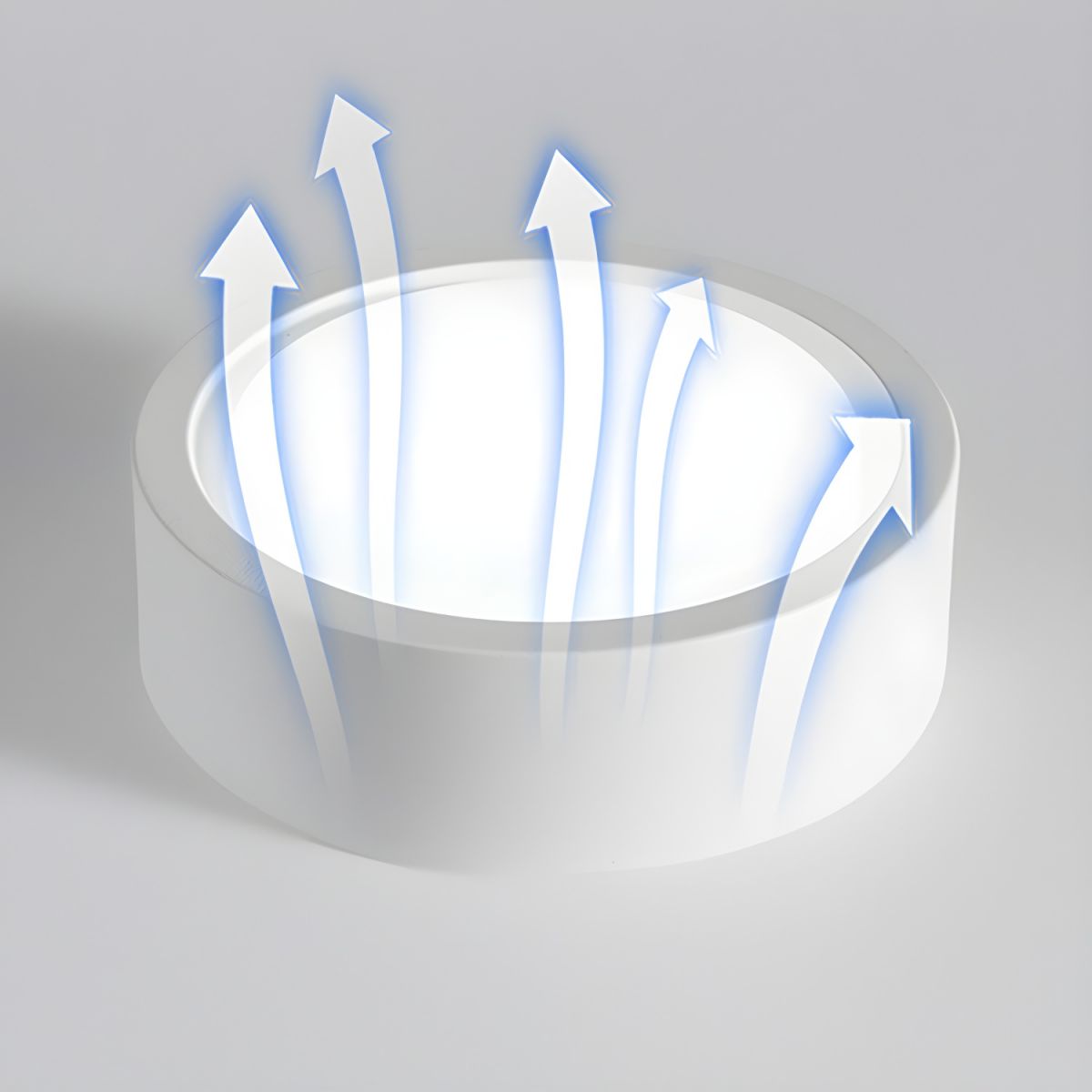 Nowoczesna cylindryczna lampa sufitowa LED