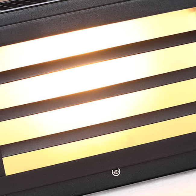Nowoczesna Solarna Lampa Ścienna Zewnętrzna