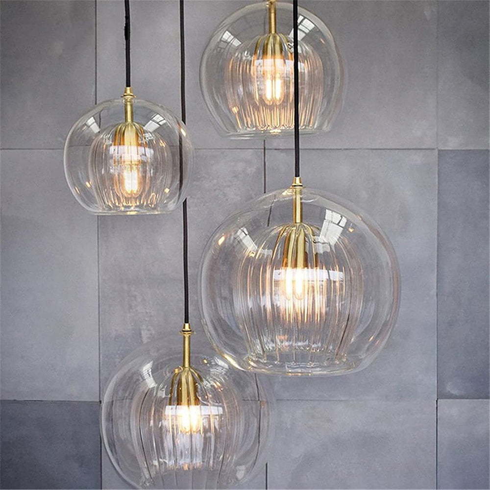 Elegante glazen hanglamp bol